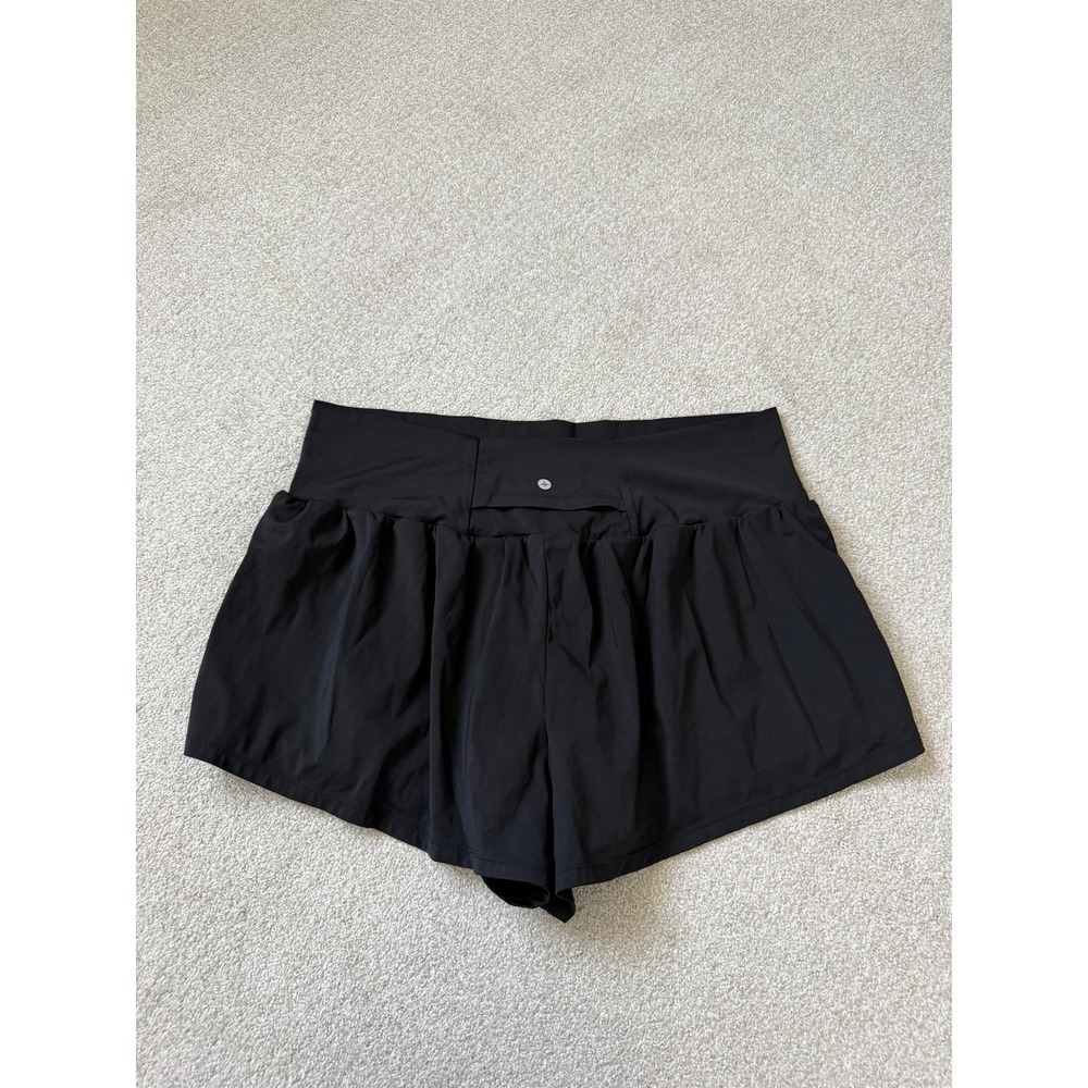 Halara Athleisure Active Shorts Size 2X Black High Waisted Zipper Pocket